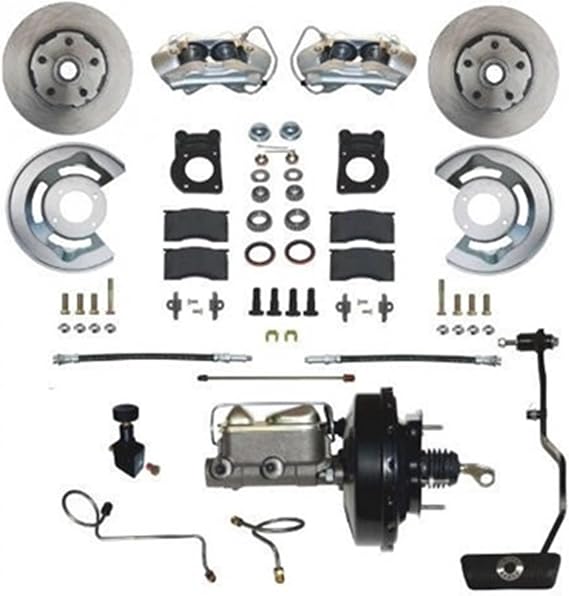 Scott Drake DBC-A133-A Power Disc Brake Conversion Kit Automatic Transmission