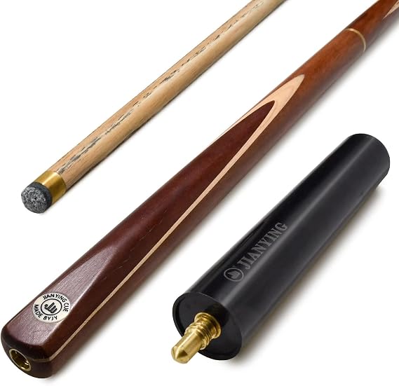 AONETIGER Snooker Cue 3/4 Jointed Handmade Pool Cue Ash Shaft Billiard Cue 3 Piece 57" 18oz Tip 10mm with Extension Accessories Hard Case/Bag Options to Choose