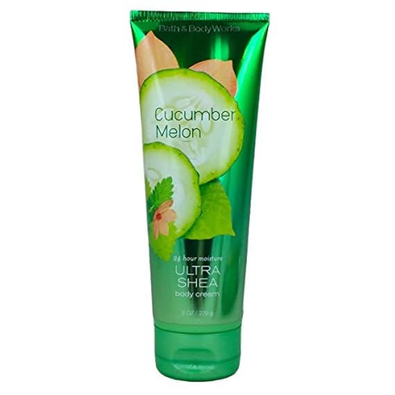 Bath and Body Works Signature Collection Cucumber Melon Body Cream, 8 oz, new bottle style