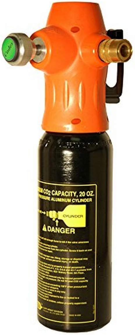 Cadex CGR-120 CO2 Regulator, Hose, Bottle & Coupler, 0-120 Psi