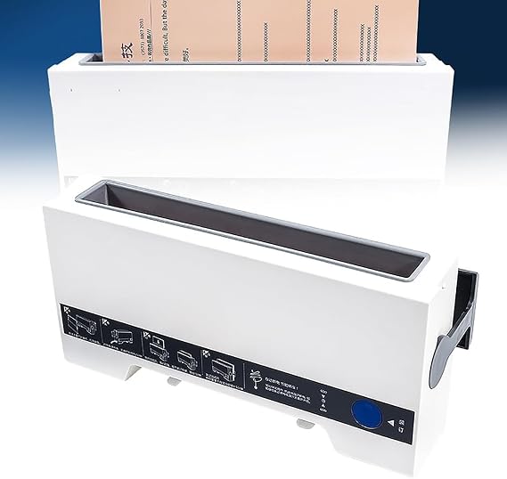 Book Binding Machine, Electric A4 Hot Melt Binding Machine, Small Office Home Hot Melt Glue Binding Machine, Binding Thickness 22mm (about 240 Pages) for Document Contract Office Supplies