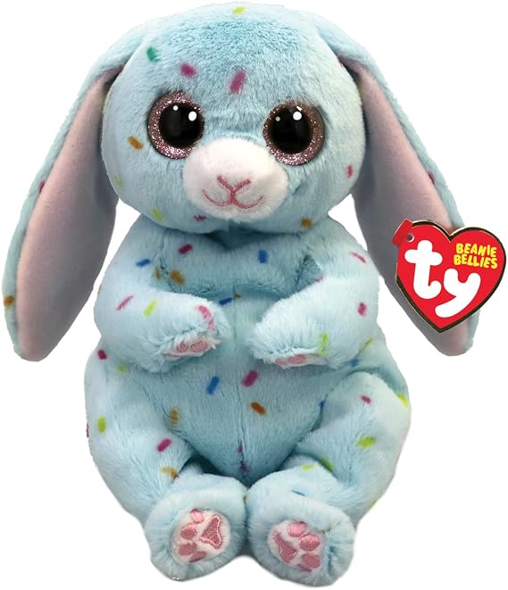 Ty Beanie Bellie BLUFORD - Blue Easter Bunny 6/'', Navy, child