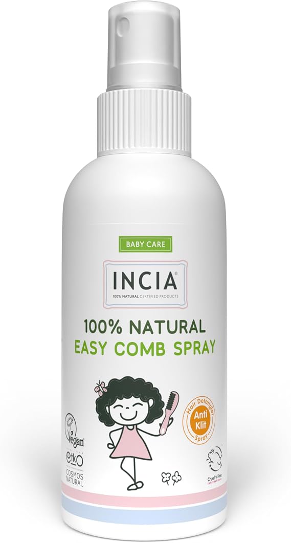 INCIA 100% Natural Easy Scan Spray Moisturizing Brightening Anti Clit for Children 100 ml