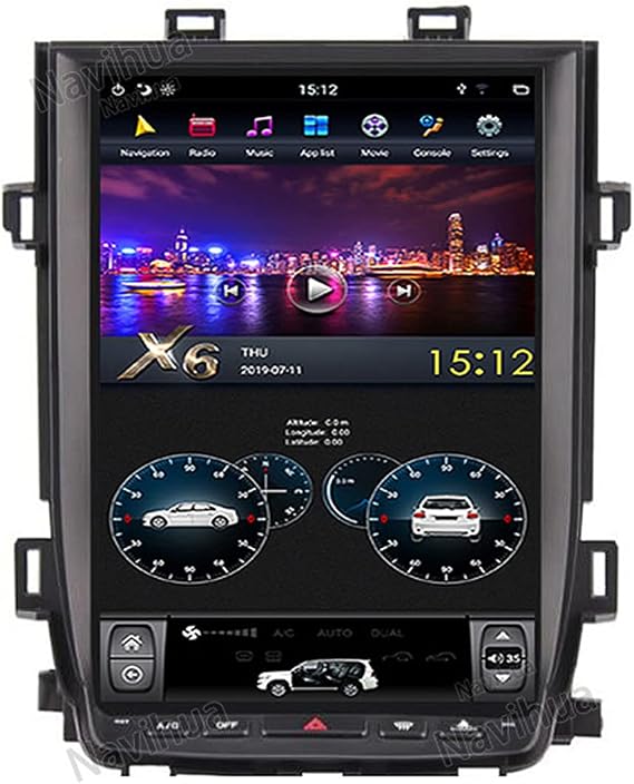 12.1-Inch Vertical Screen Android Car Stereo DVD Player GPS Navigation with Carplay Original Car Features for Alphard 20