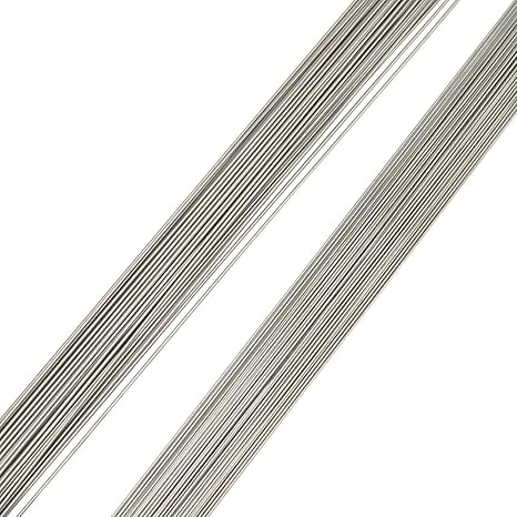 30 Pcs 0.2MM Spring Wire Hard Wire Straight Wire Length 50CM Spring Steel Wire(0.2MM)