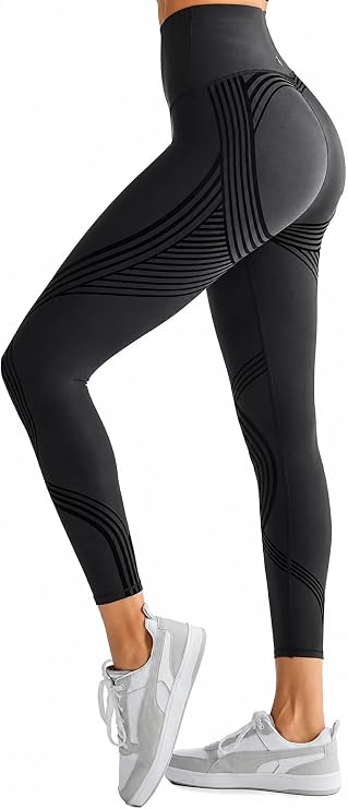 Orolay Resistance Band Leggings for Women, High Waisted Compression Leggings with Built-in Resistance Bands & Tummy Control