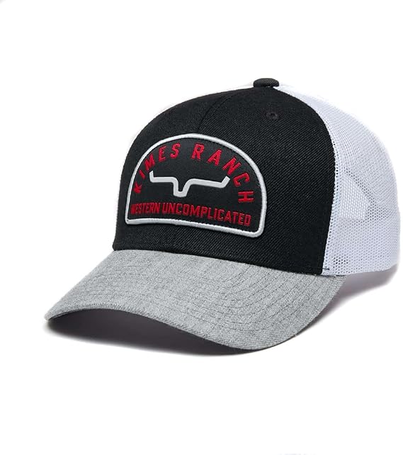 Kimes Ranch North Forty Trucker Hat Mid Profile X Fit Curved Bill Snapback