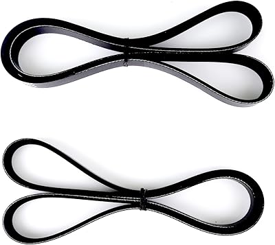 WINBEST EPDM Drive Belt Set 4PK10656PK1115 Compatible with 1997-1999 for Acura CL, 1994-1997 for Honda Accord 2.2L AlternatorAC & Power Steering