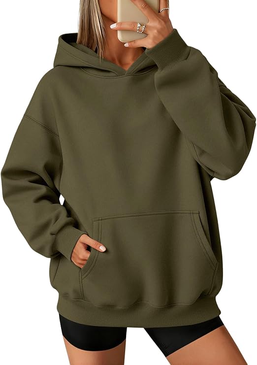 ATHMILE Womens Oversized Hoodies Fleece Sweatshirts with Pocket