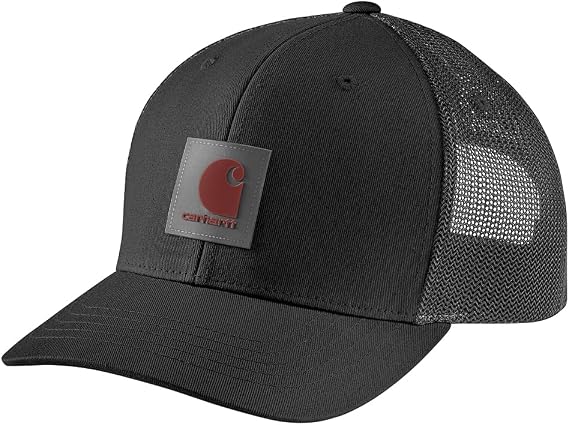 Carhartt Men's Rugged Flex Twill Mesh-Back Logo Patch Cap