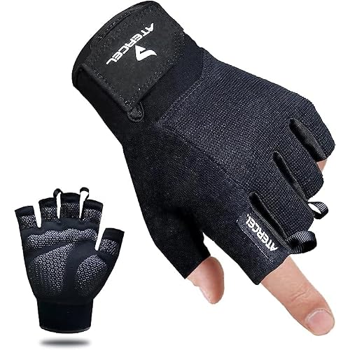 Atercel Fitness Gloves Weight Lifting Gloves for Crossfit Bodybuilding Cycling Gym Strength Training