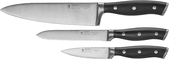 HENCKELS Forged Accent Razor-Sharp 3-pc Starter Set, German Engineered Informed by 100+ Years of Mastery
