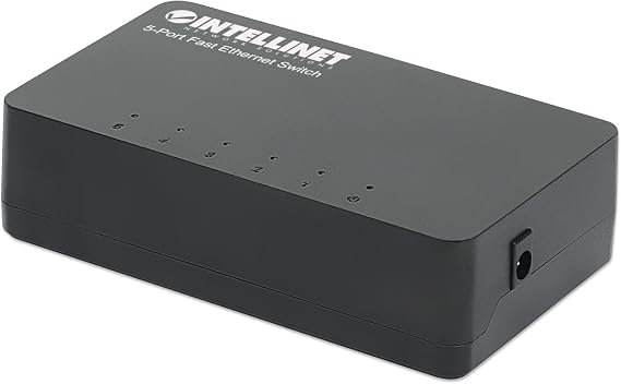 Intellinet 5-Port Ethernet Switch, Unmanaged, Desktop, 10/100 Mbps
