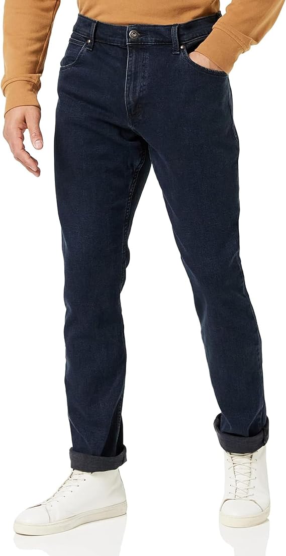 Wrangler - Mens Jeans - Regular Fit - Red Kabel - Darkstone