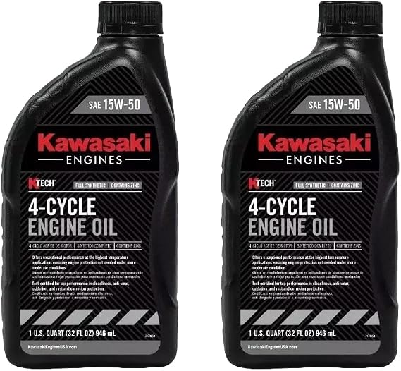 Kawasaki Engines 99969-6501 K-Tech Full Synthetic SAE 15W-50 Engine Oil - 2 Quart