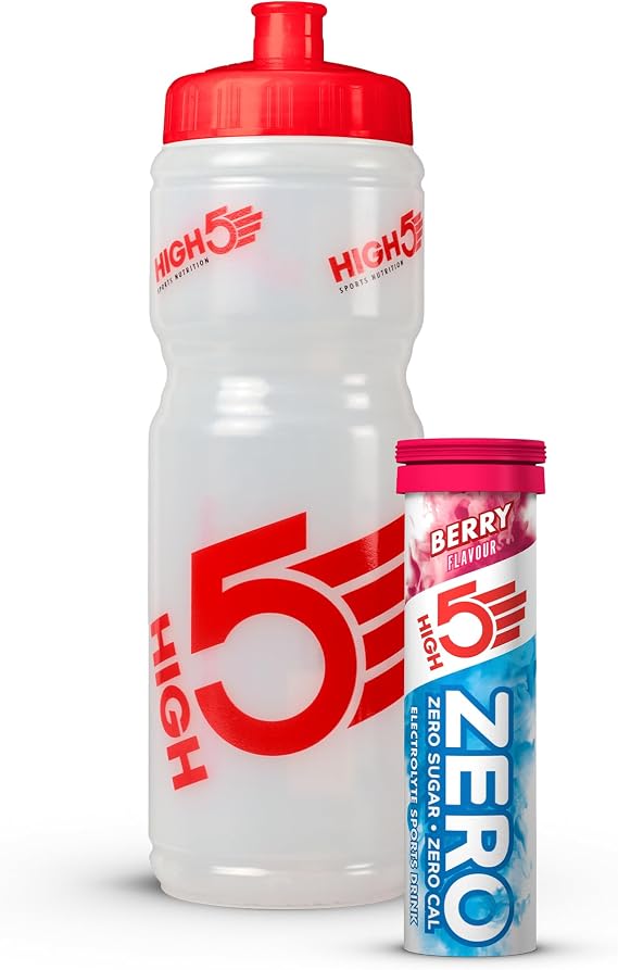 HIGH5 Hydration Starter Kit Inc 750ml Bottle & ZERO 10 Tab Berry Hydration Tablets