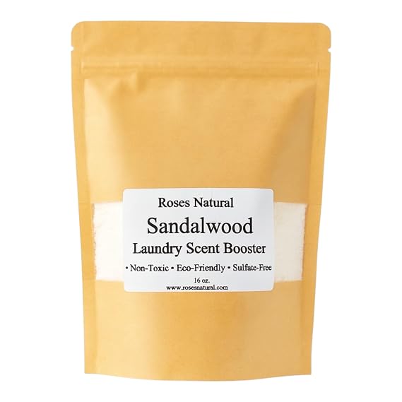 Sandalwood Laundry Scent Booster: 16oz - In-Wash Laundry Scent Booster; Luxury Laundry Scent Booster; Plant-based Booster; All-Natural and Non-Toxic Laundry Booster