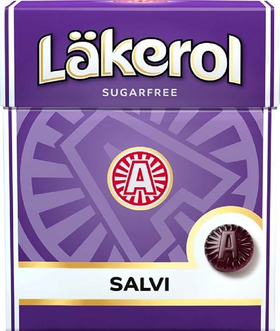 Cloetta Lakerol Salvi Pastilles 24 Boxes of 25g