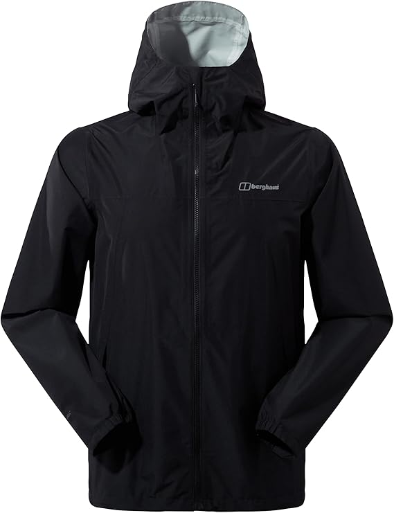 Berghaus Men's Deluge Pro Waterproof Shell Jacket | Adjustable | Durable Coat | Rain Protection Waterproof Jacket