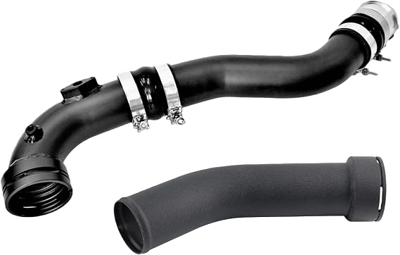 Turbo Charge Intake Pipe Kit Fit for 2012-2018 BMW 128i / 228i / 320i / 328i N20 / N26 2.0L Turbo 2013-2016 BMW 420i / 428i N20 / N26 2.0L, Made of Aluminum
