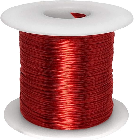 Litz Wire, 26 AWG Unserved Single Build, 16/38 Stranding, 1.0 lb Spool, Ideal for ~100 kHz Applications