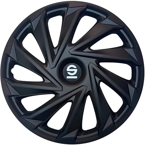 Sparco Wheel Covers Varese - 16-inch - Black - Set of 4 pieces