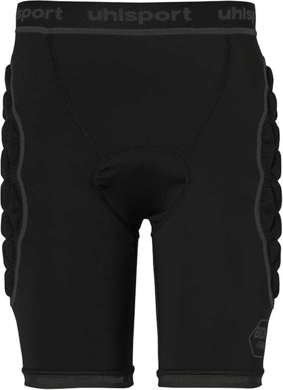 uhlsport Unisex Bionikframe Padded Short Black Edition Bionikframe Padded Short Black Edition - Padded Protection Underwear Shorts for Men, Children, Protector Trousers Short Padded