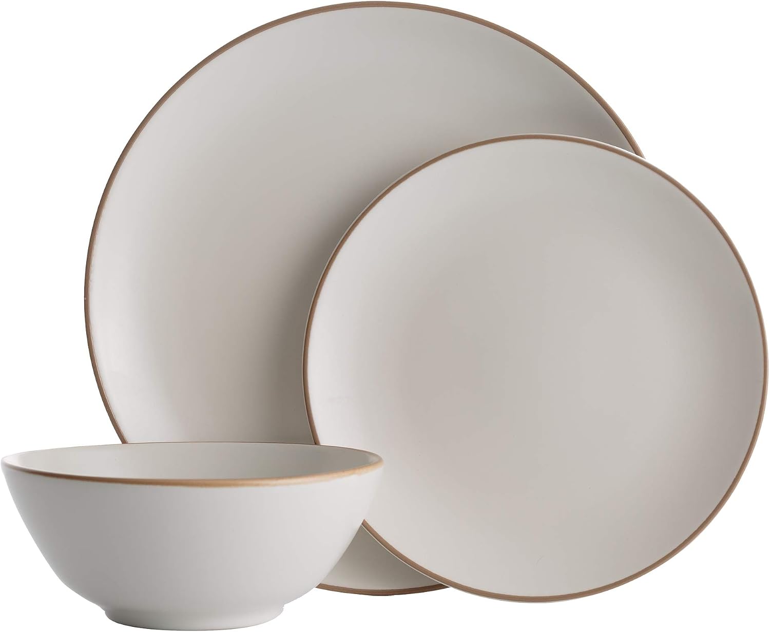 Mason Cash Classic Collection Cream Stoneware 12 Piece Dinner Set