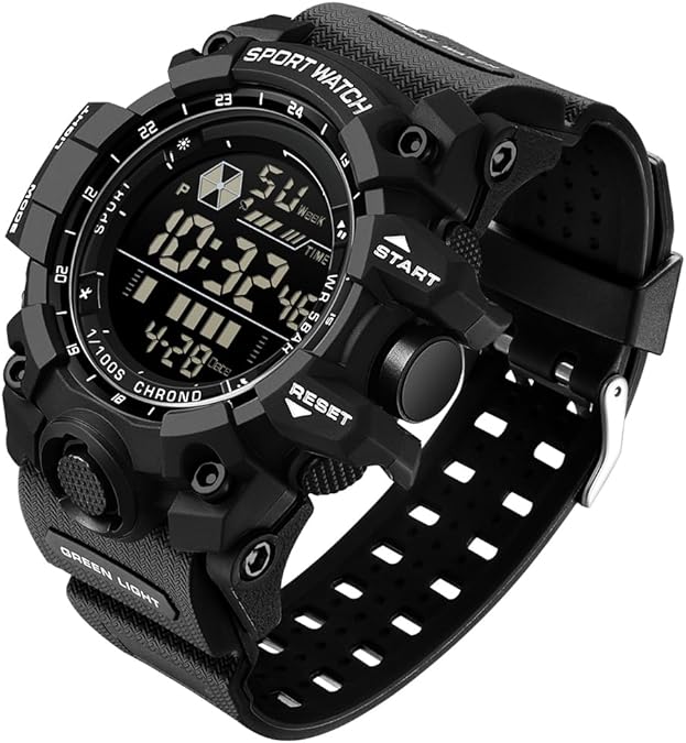 Mens Military Multifunction Digital LED Watch Electronic Waterproof Alarm Sports Watches