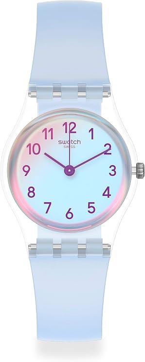 Swatch Lady Women's Watch Casual Polymer Blue Quartz Waterproof Casual Blue