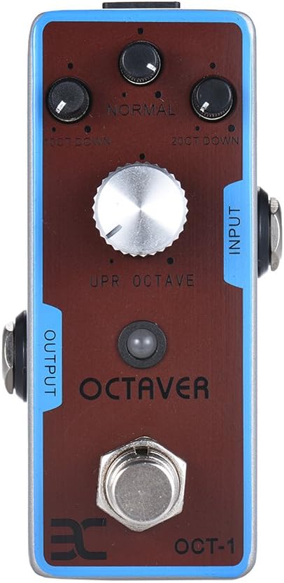 HXBER OCT-1 Octave Mini Octave Guitar Effect Pedal True Bypass Full Metal Shell