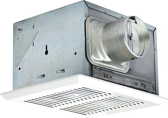 Air King FRAK90 Energy Star Qualified Fire-Rated Quiet Exhaust Bath Fan with 90-CFM and 1.5-Sones, White Finish