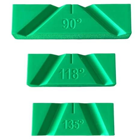 3pcs Drill Bit Sharpener, Angle Drill Guide with 90° 118° 135°, Professional Drill Guide for Woodworking, Precision Drill Jig for Bench Grinder, Easy to Use Manual Tool