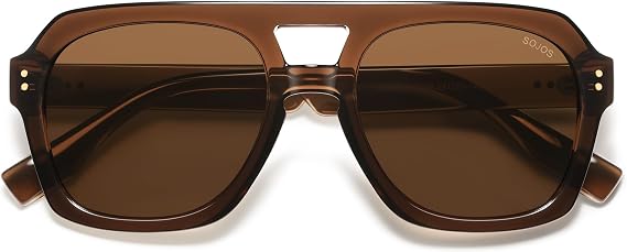 SOJOS Retro Polarized Aviator Sunglasses Womens Mens SJ2385