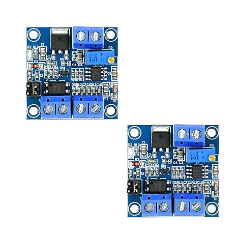 2Pcs PWM to Voltage Module 0% -100% PWM Converted to 0-10V Voltage Digital Analog Signal Converter for PLC Signal Interface Switching