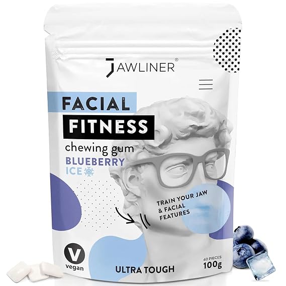 Jawliner Pioneers the Toughest Handmade Extreme Ultra15x Harder Jawline Gum with 12 Weeks Coaching - Sugar-Free Mastic Gum with No Artificial Flavors - Hard Chewing Jaw gum for Jaw Shaping & Mewing (2 Months Pack)