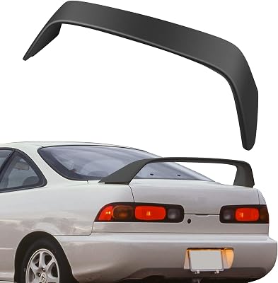 FINDAUTO ABS Car Spoiler Wing Body Kit Type-R Style Fit for 1994-2001 for Acura Integra Hatchback Matte Black Trunk Lip Spoiler