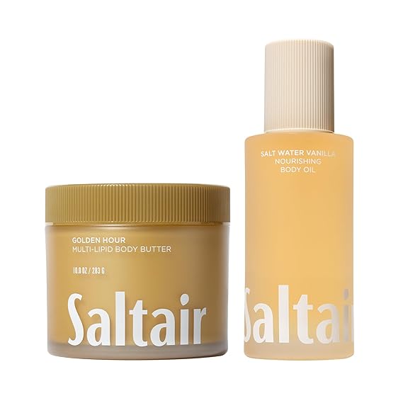 Saltair Hydration Duo | Golden Hour Butter & Santal Bloom Oil | 2 Pc