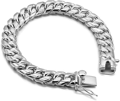 925 Sterling Silver Italian Solid 10-12-14mm Diamond-Cut Cuban Link Curb Chain Bracelet for Men, Jewelry Party Birthday Gift