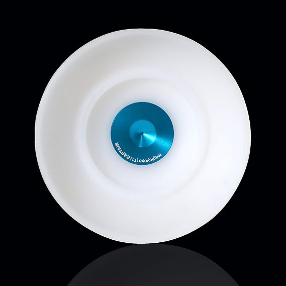 MAGICYOYO T1 Captain - POM Plastic (4A) Offstring Yo-Yo (White Blue)