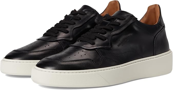 Bruno Magli Men's Dezi Sneakers, Leather Shoes, Lace-Up Casual Shoes