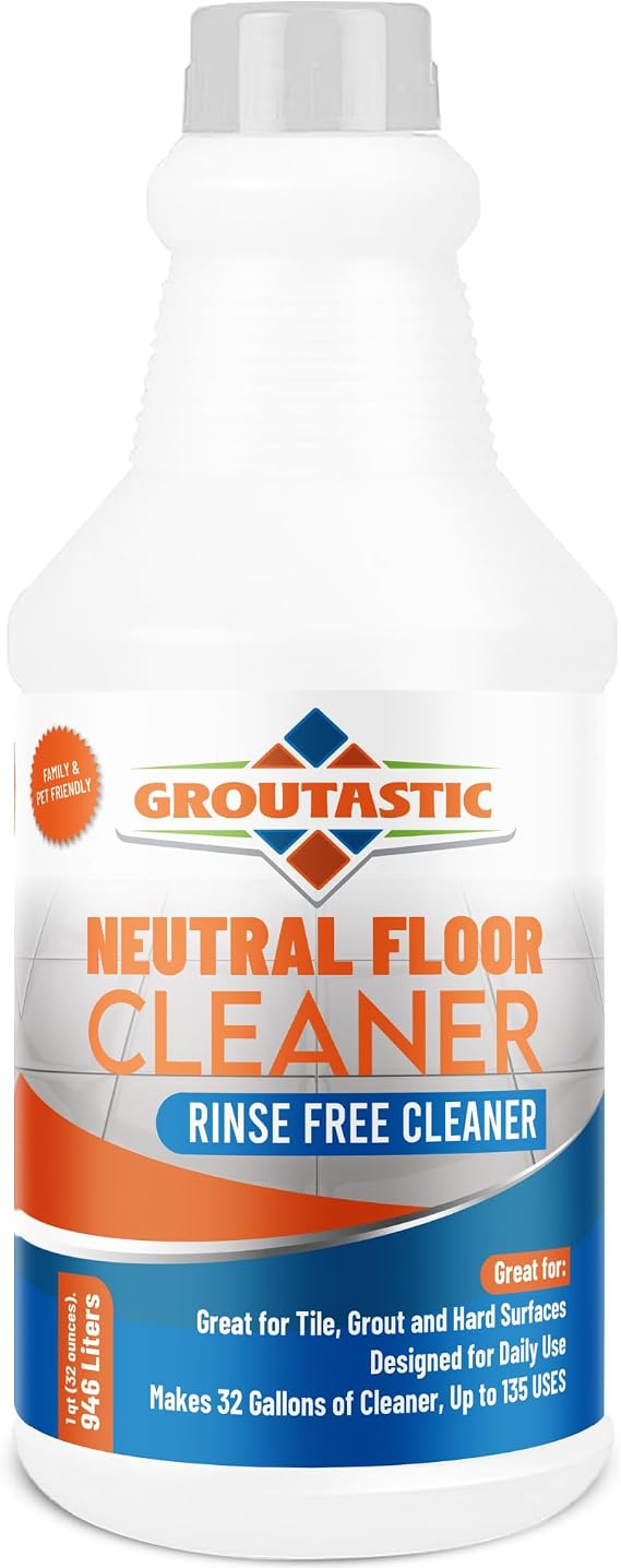 pH Neutral Floor Cleaner No Rinse Daily Mopping Solution for Tile, Stone, Marble & Hardwood Streak-Free, Residue-Free, Professional Grade Concentrate