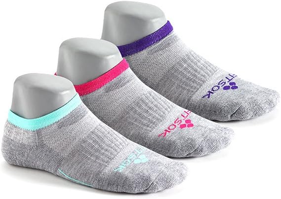 Fitsok Women's CF2 Low Cut Sock 3-Pack (Cushioned