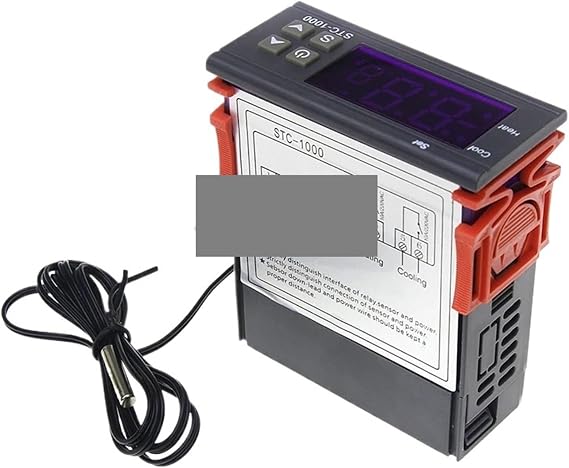Digital Temperature Controller Thermostat Thermoregulator Relay Incubator LED 10A STC-1000 Heating Cooling STC 1000 12V 24V 220V(STC-1000 110V-220V)