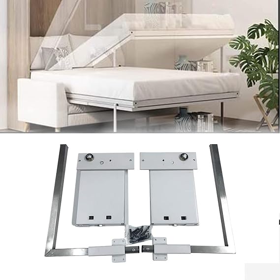 Murphy Wall Bed Hardware Kit - Heavy Duty Springs Mechanism for Twin or King Size Beds - DIY Bed Support Solutions