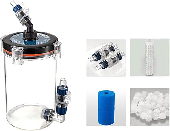 Aquarium External Canister Filter Quiet Bucket No Suitable for Seawater Freshwater Fish Tanks Seaweed Tanks External Canister for Aquarium