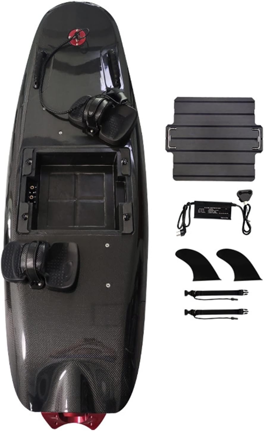 Jet Powered Surfboard Kit Electric Surfboard Carbon Fiber 2 Fins Fast Water Sports Kits 1 Hours Battery Life for Surfboard Modification