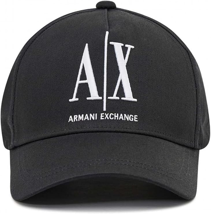 Armani Exchange Men's Baseball Hat with Embroidered Logo
