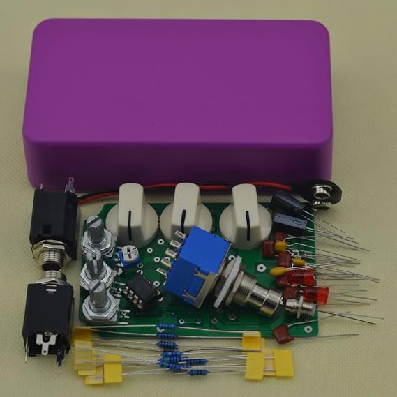 DIY Distortion Guitar Effect Pedals Kits DS-1 with 1590B Size Box