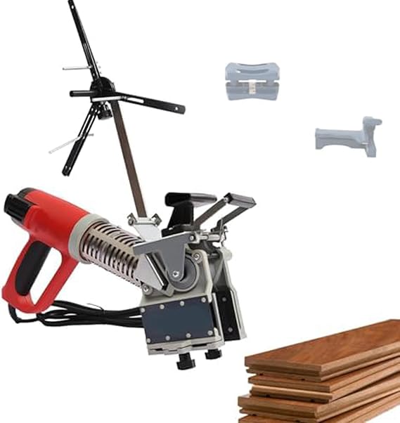 Woodworking Edge Bander, Portable Edge Banding Machine with Adjustable Speeds and Width Control, Manual Edge Bander for Home Use